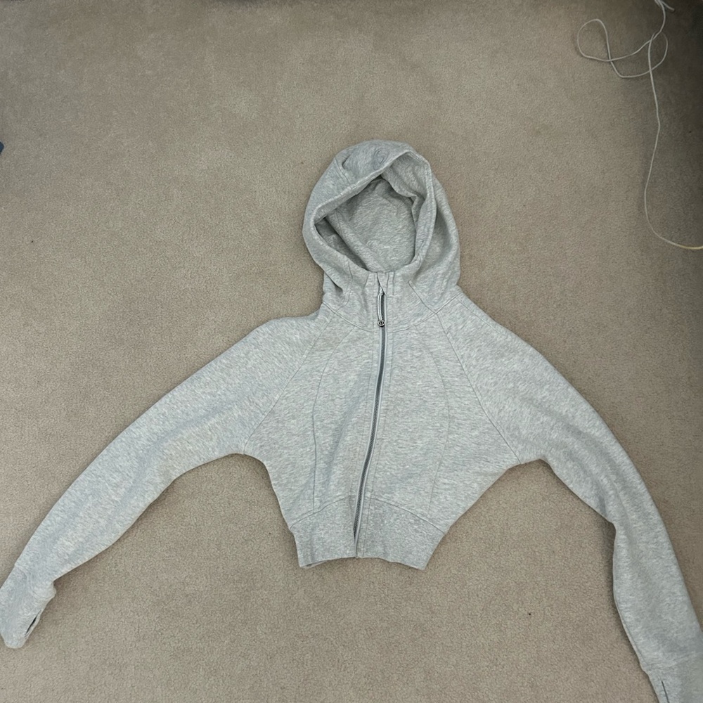 Lululemon cropped zip up jacket